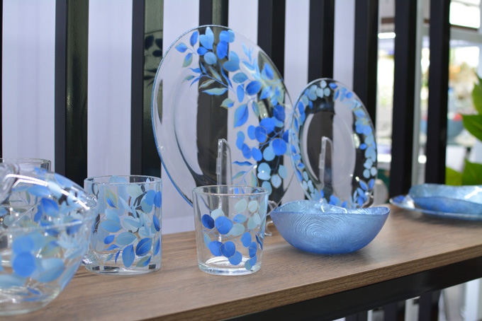 "ДекорСтайлГласс" синие тона