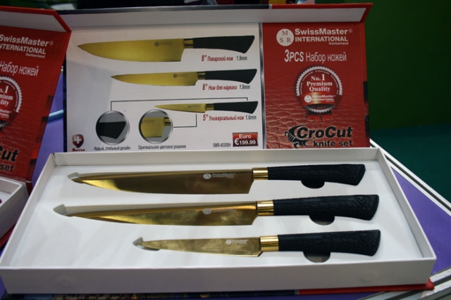 Новый набор ножей Swiss master