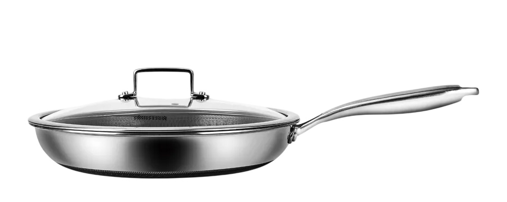Сковорода Amercook Aristo Pro c двухсторонним покрытием с крышкой