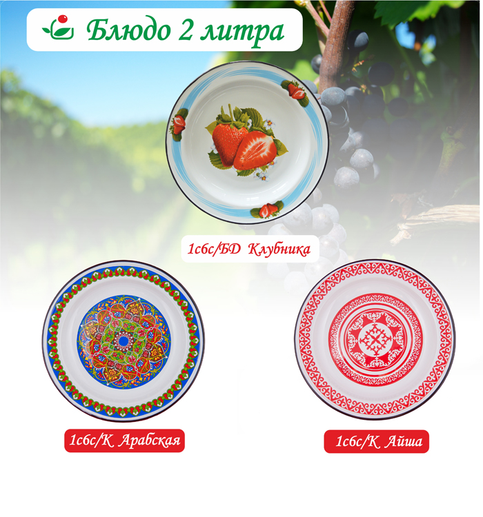 Эмалированное блюдо Стальэмаль