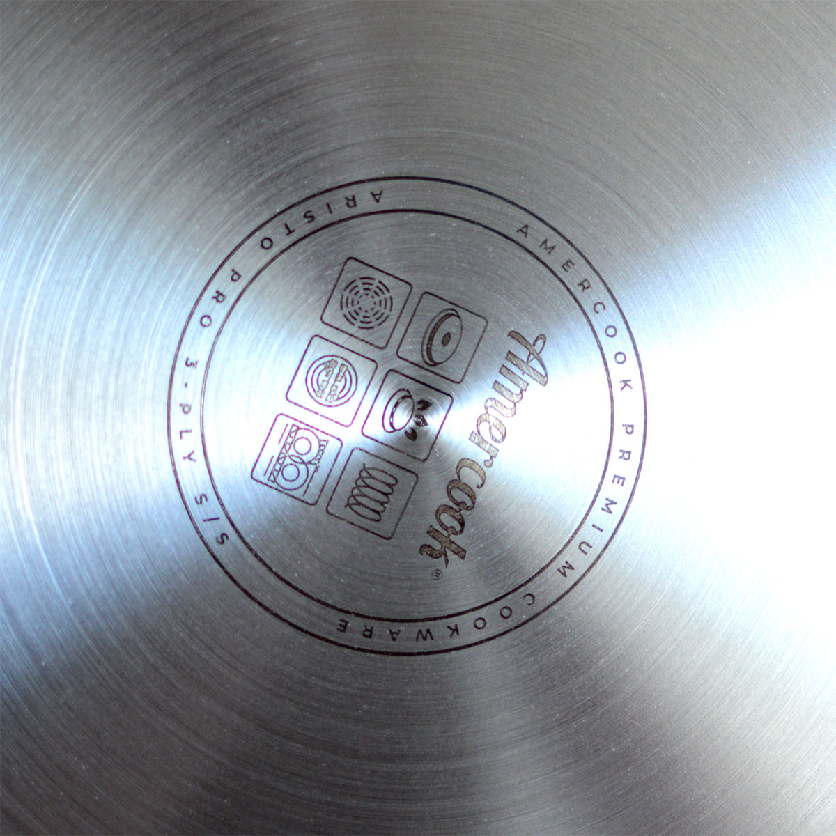 Маркировка дна сковороды Amercook Aristo