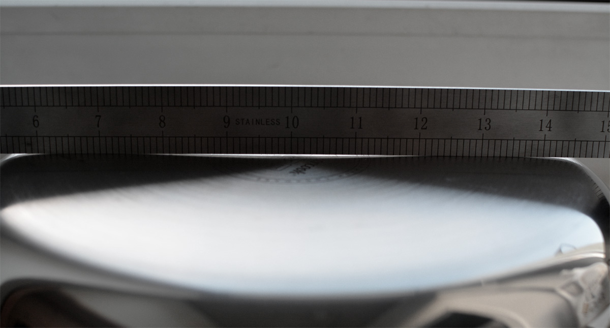 Геометрия дна сковороды Amercook Aristo